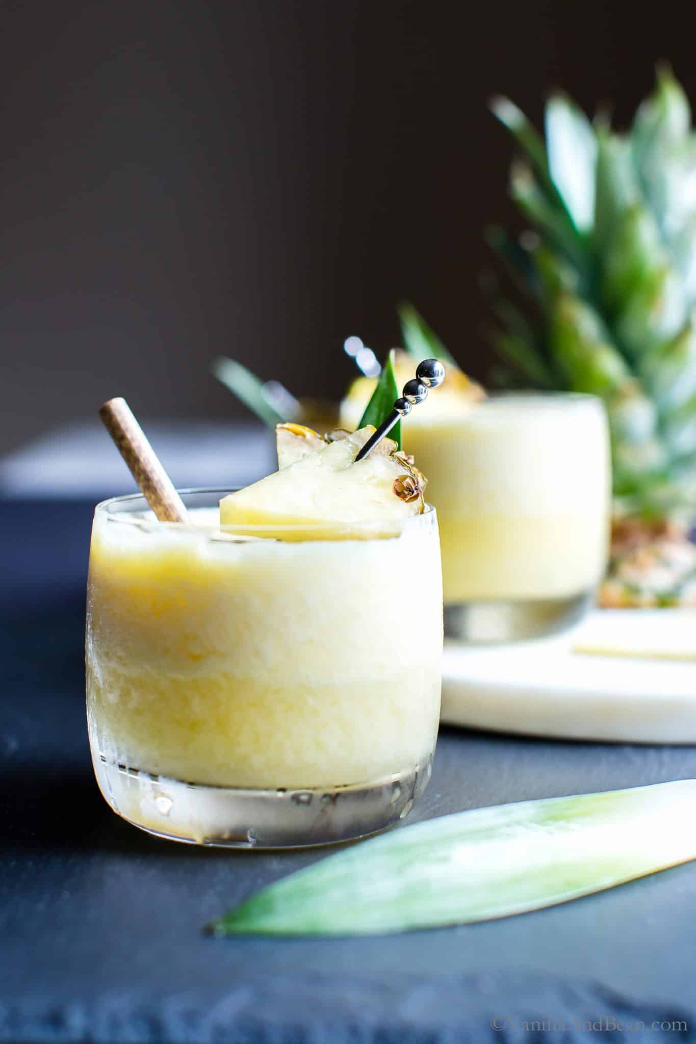 Fresh Homemade Pina Colada