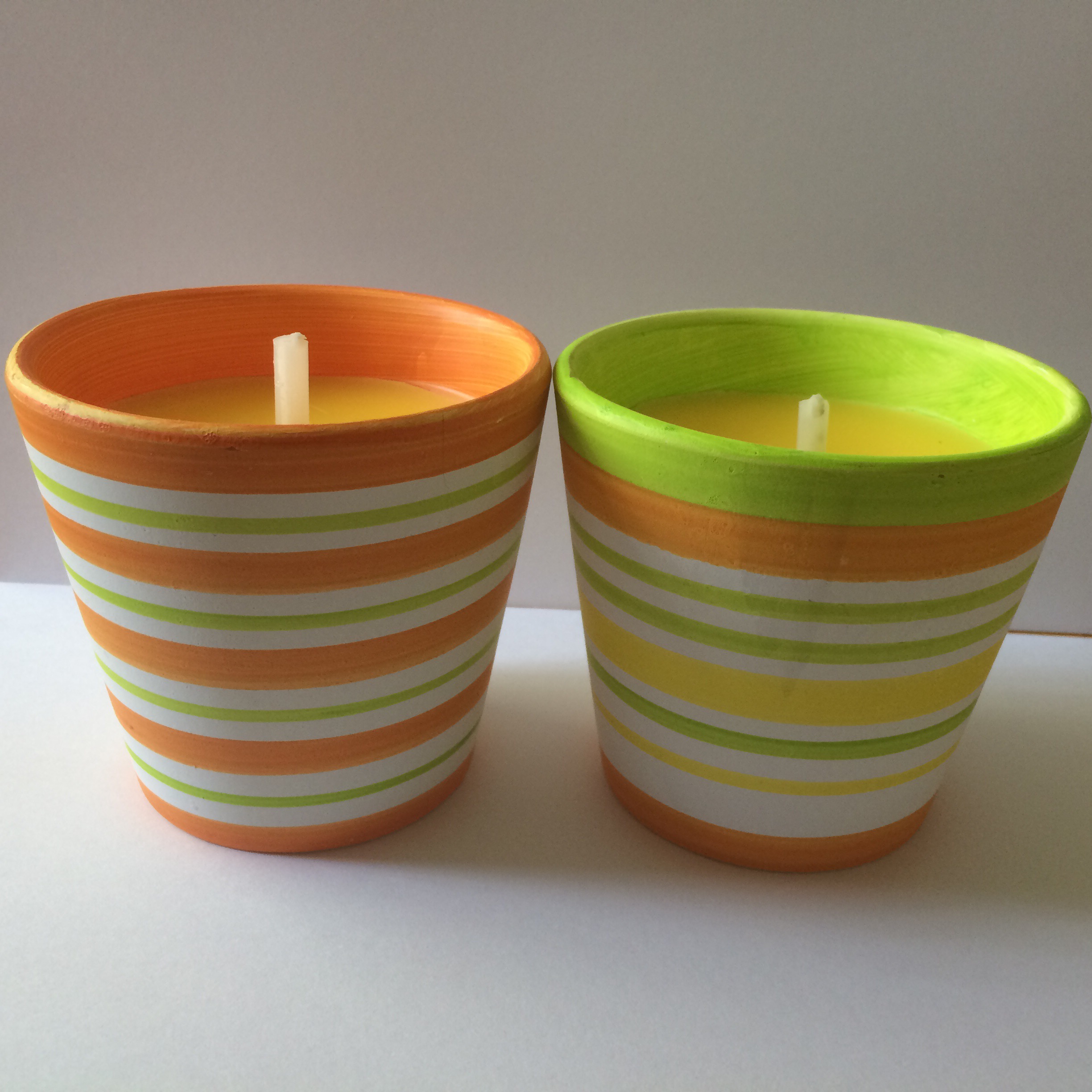 Citronella Ceramic Pot Candles from Robert Dyas Vanilla & Lime