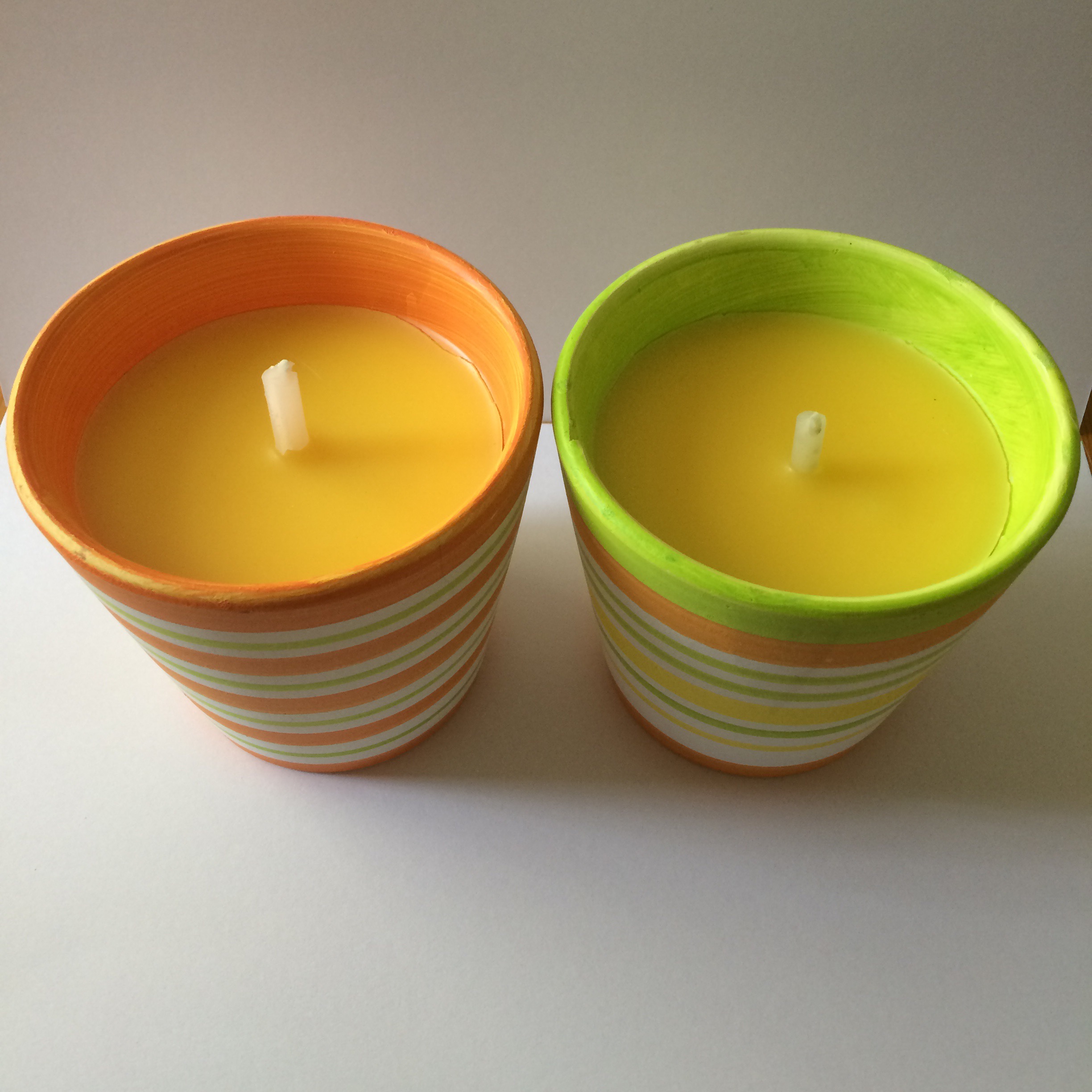 Citronella Ceramic Pot Candles from Robert Dyas Vanilla & Lime