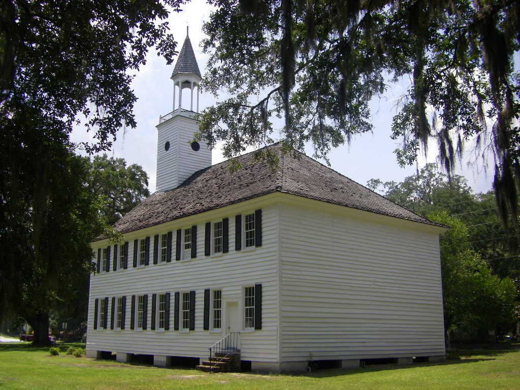 Midway Congregational Church 1792 Liberty County GA Colonial Coast Low