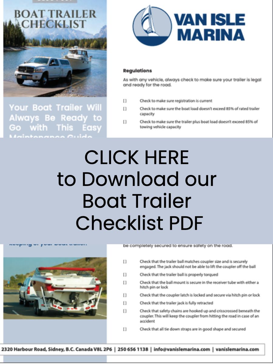 Boat Trailer Checklist PDF Van Isle Marina