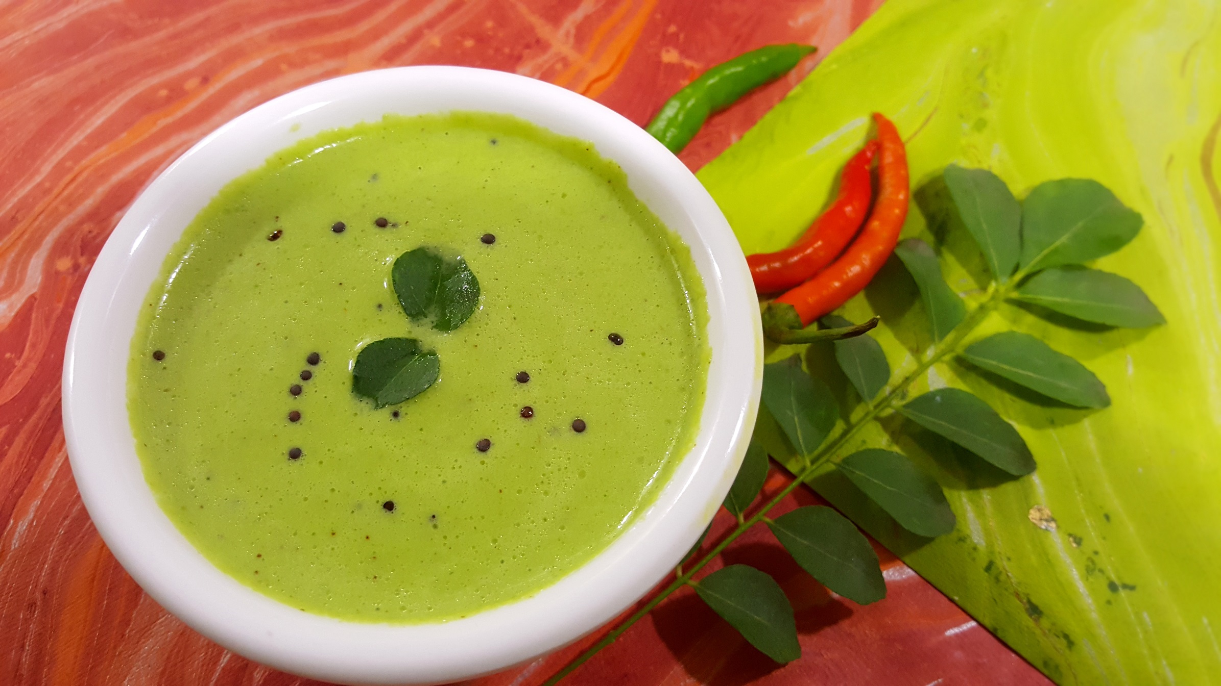 Green Chutney Coconut chutney for Idli/Dosa Vanita's Corner