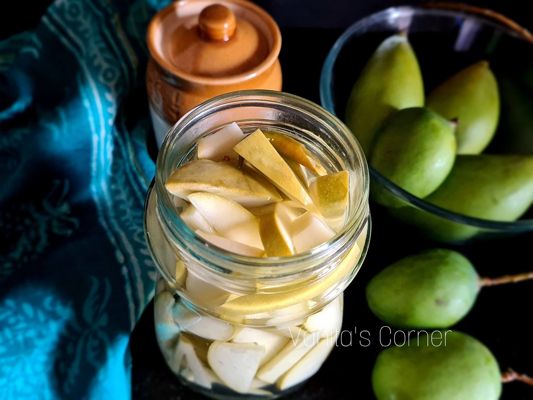 Raw Mangoes in Brine Kukku da thalli Vanita's Corner