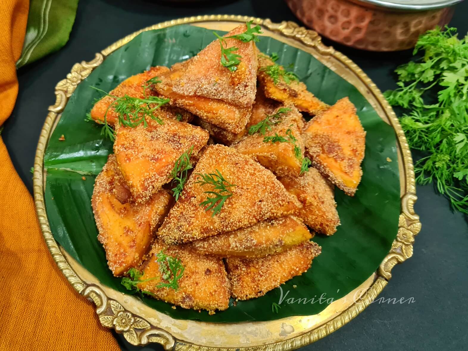 Breadfruit Rava Fry | Jeegujje Phodi | Neerfanasache Kaap - Vanita's Corner