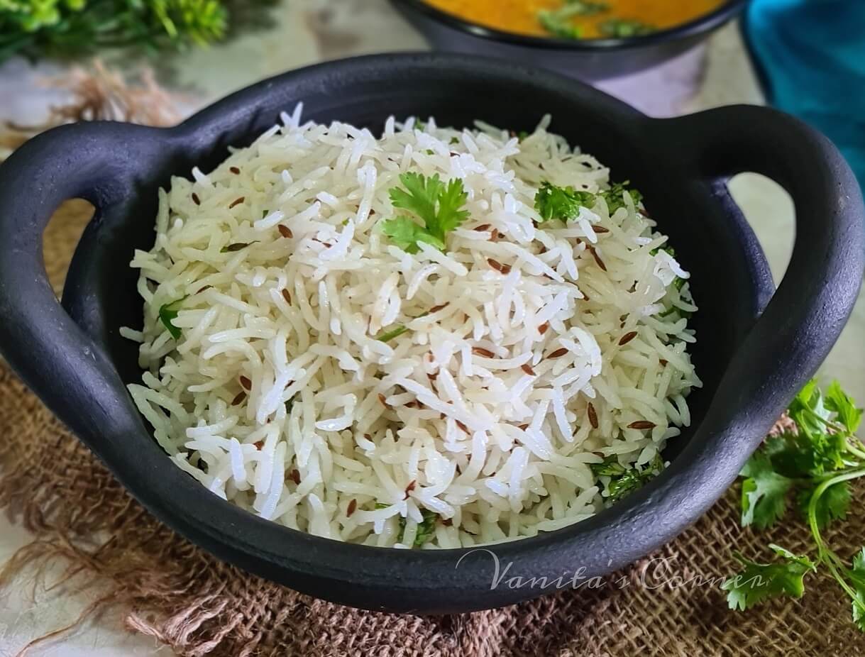 Jeera Rice Easy Jeera Rice Recipe Vanita's Corner