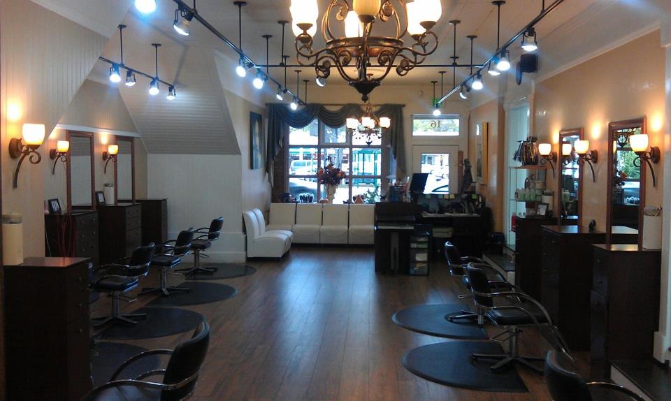 The charming space at Vanity Square is elegant yet modern, exuding a