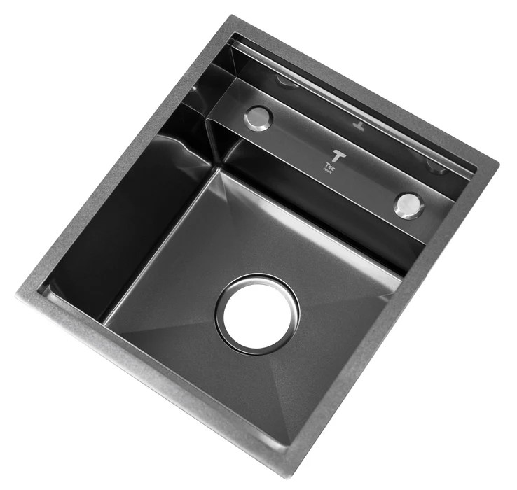 Tec Vanlife SpaceSaving Camper Van/Truck RV Sink Black Stainless St