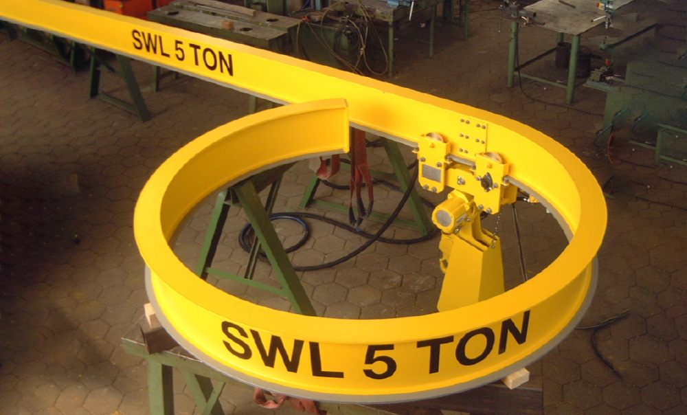 EX Pneumatic R&P trolley and hoist SWL 5T — KITO Van Leusden