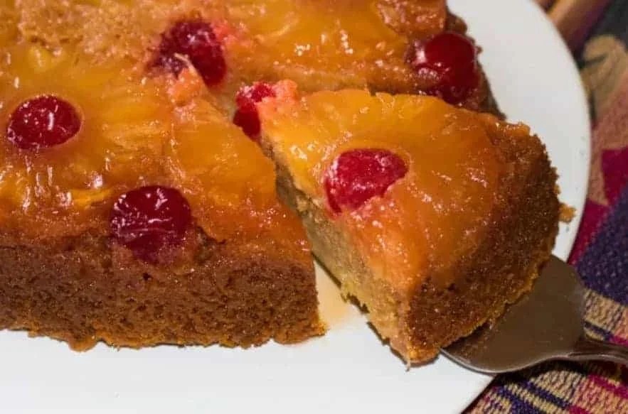 Crockpot Pineapple Upside Down Cake
