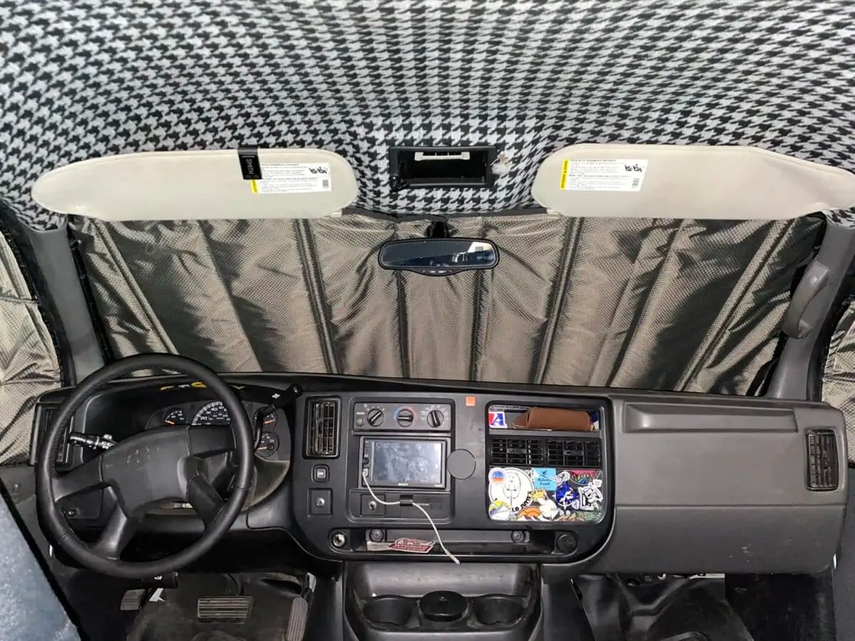 Chevy Express Insulated Windshield Sun Shade VannCamp