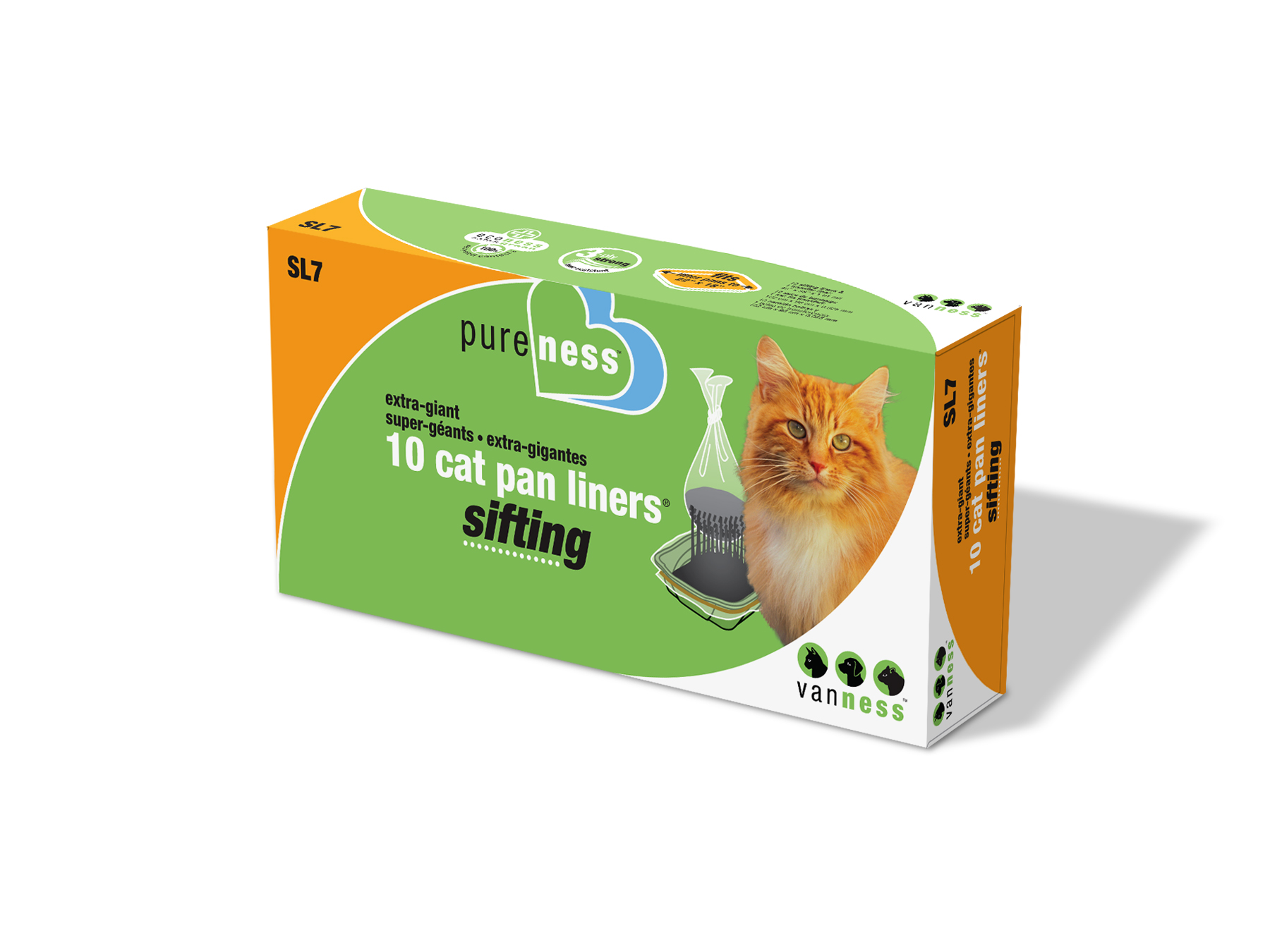 ExtraGiant Sifting Cat Pan Liners Van Ness Pets