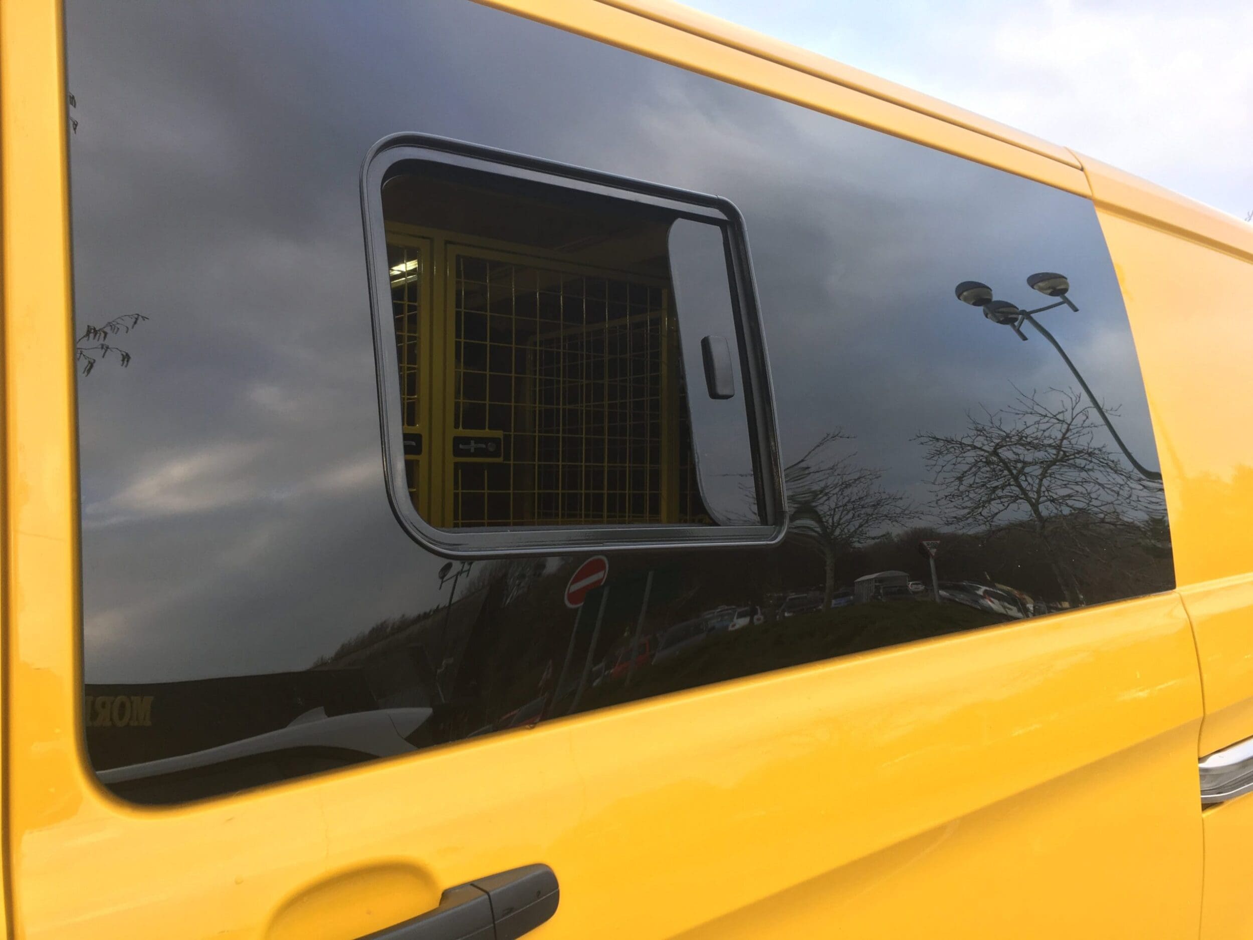 Ford Transit Custom N/S Front Opening Window in Privacy Tint VanPimps