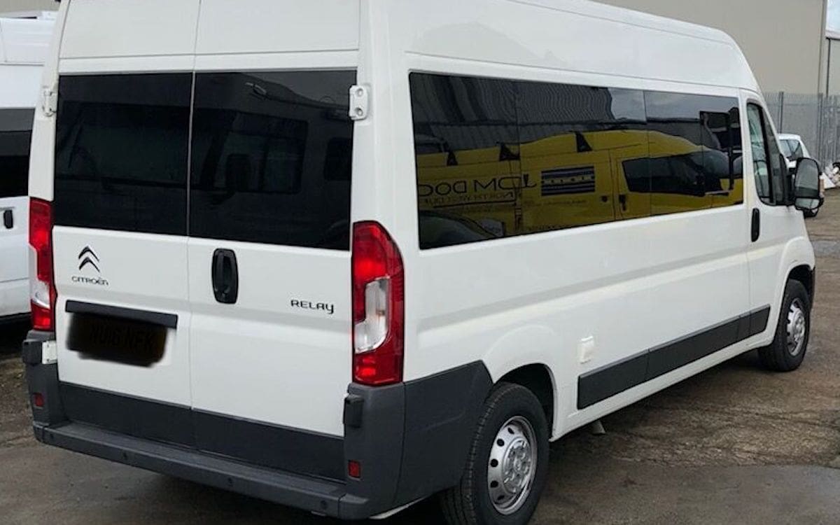 Citroen Relay (LWB L3) O/S/R Fixed Window in Privacy Tint VanPimps
