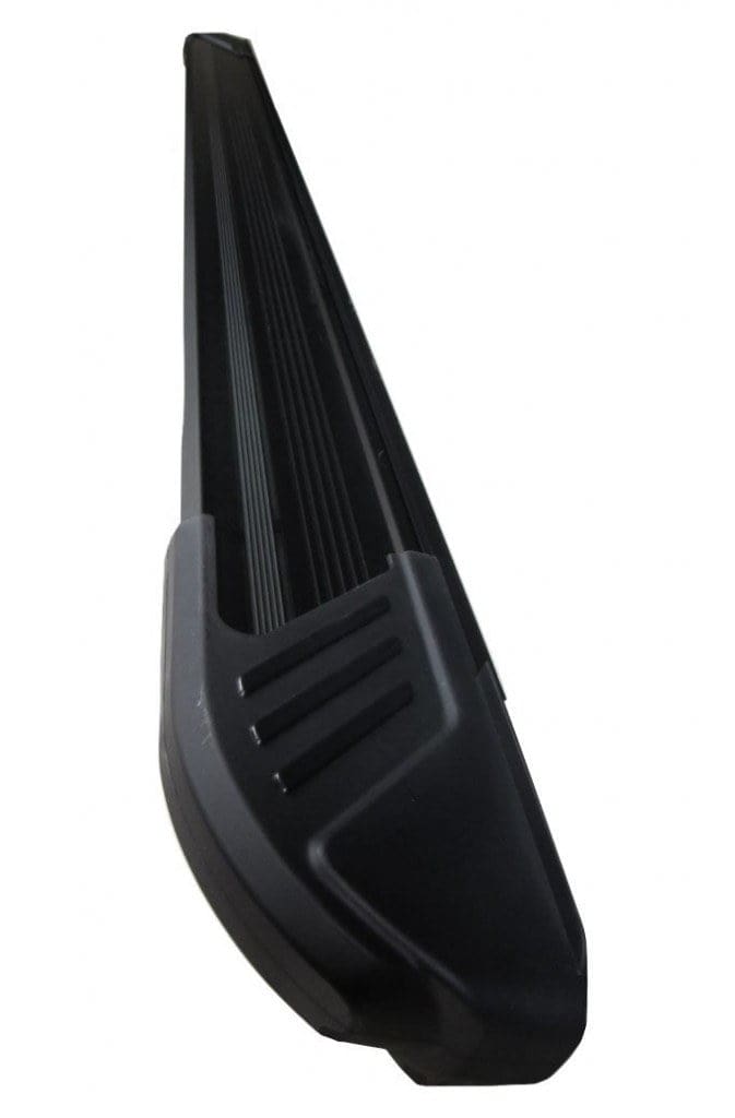 Volkswagen Crafter Fox Running Boards Satin Black Aluminium (MWB L2) VanPimps