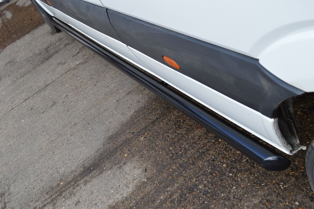 Mercedes Sprinter Gloss Black Streamline Sidebars (LWB/XLWB L3/L4) VanPimps