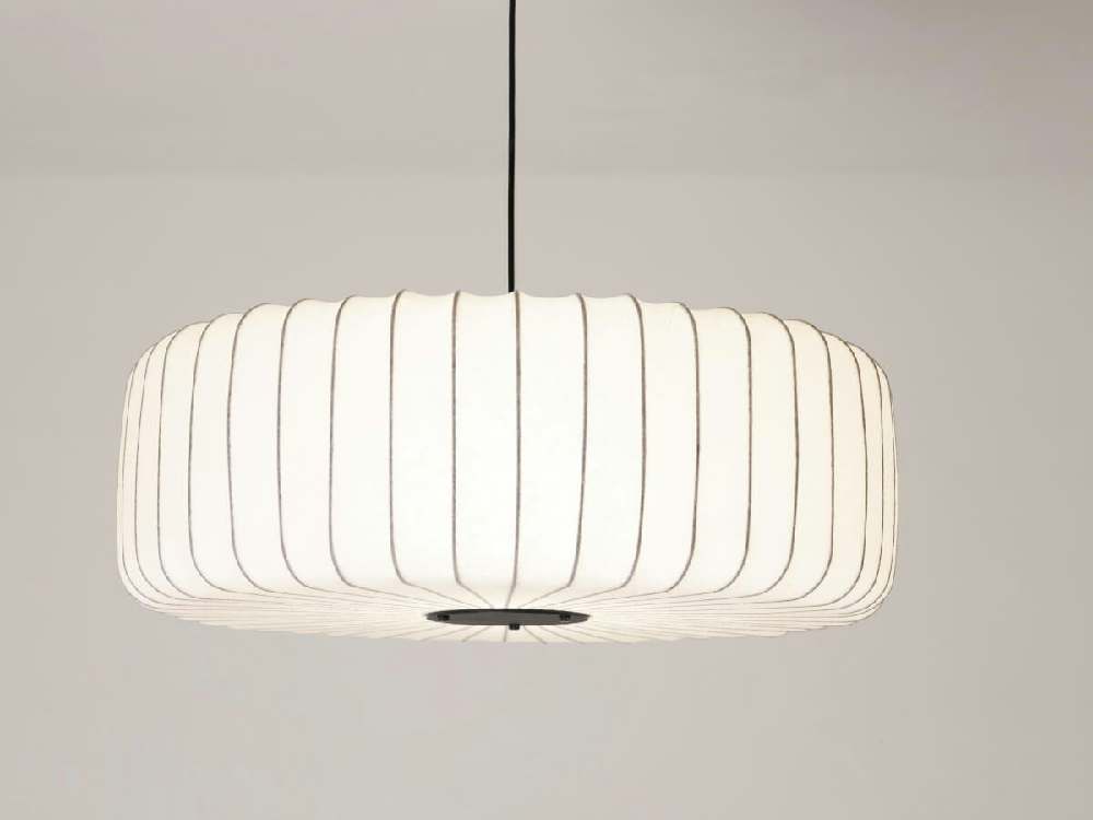lighting hanging modern rounded pendant lantern w polymer shade black