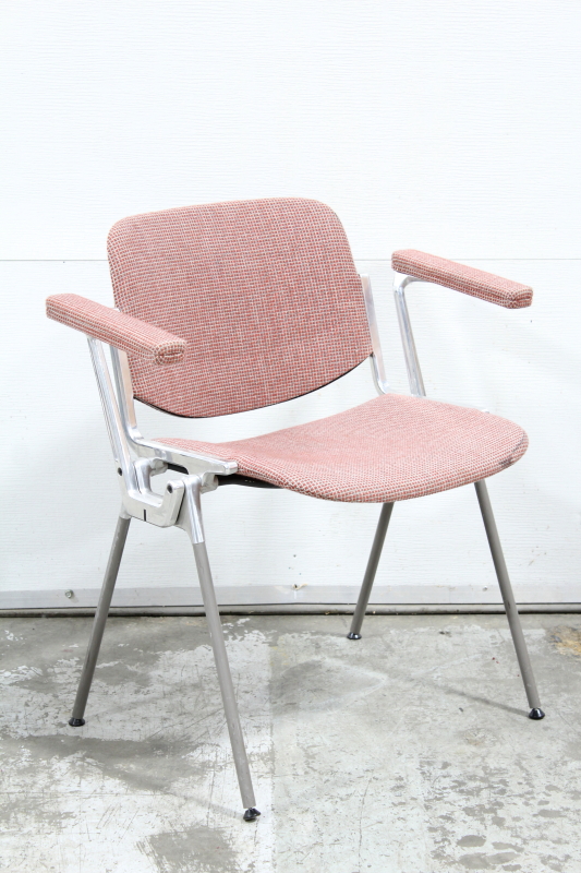 chair stackable modern arm rests textured fabric seat arm pads side