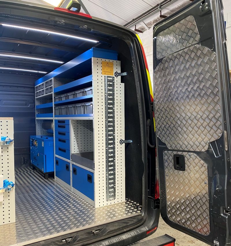Mercedes Sprinter Racking Service Van Van Racking Solutions
