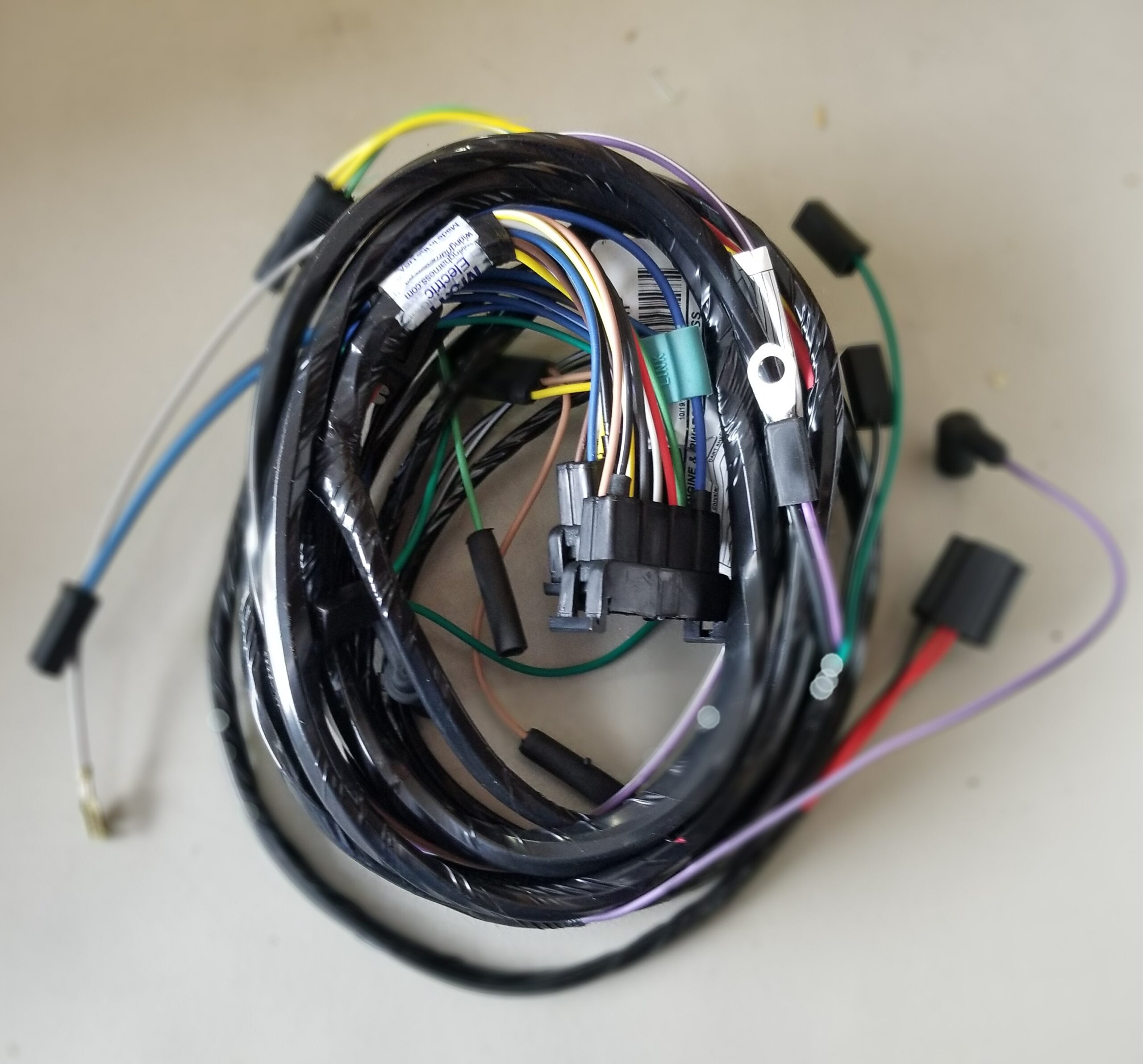 67 Dart Valiant Headlight Engine Wiring Harness HU257A Vans Auto