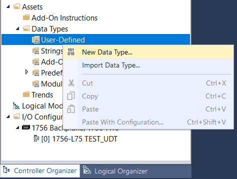 Tối giản code trong Studio 5000 với User Defined Data Type [UDT]