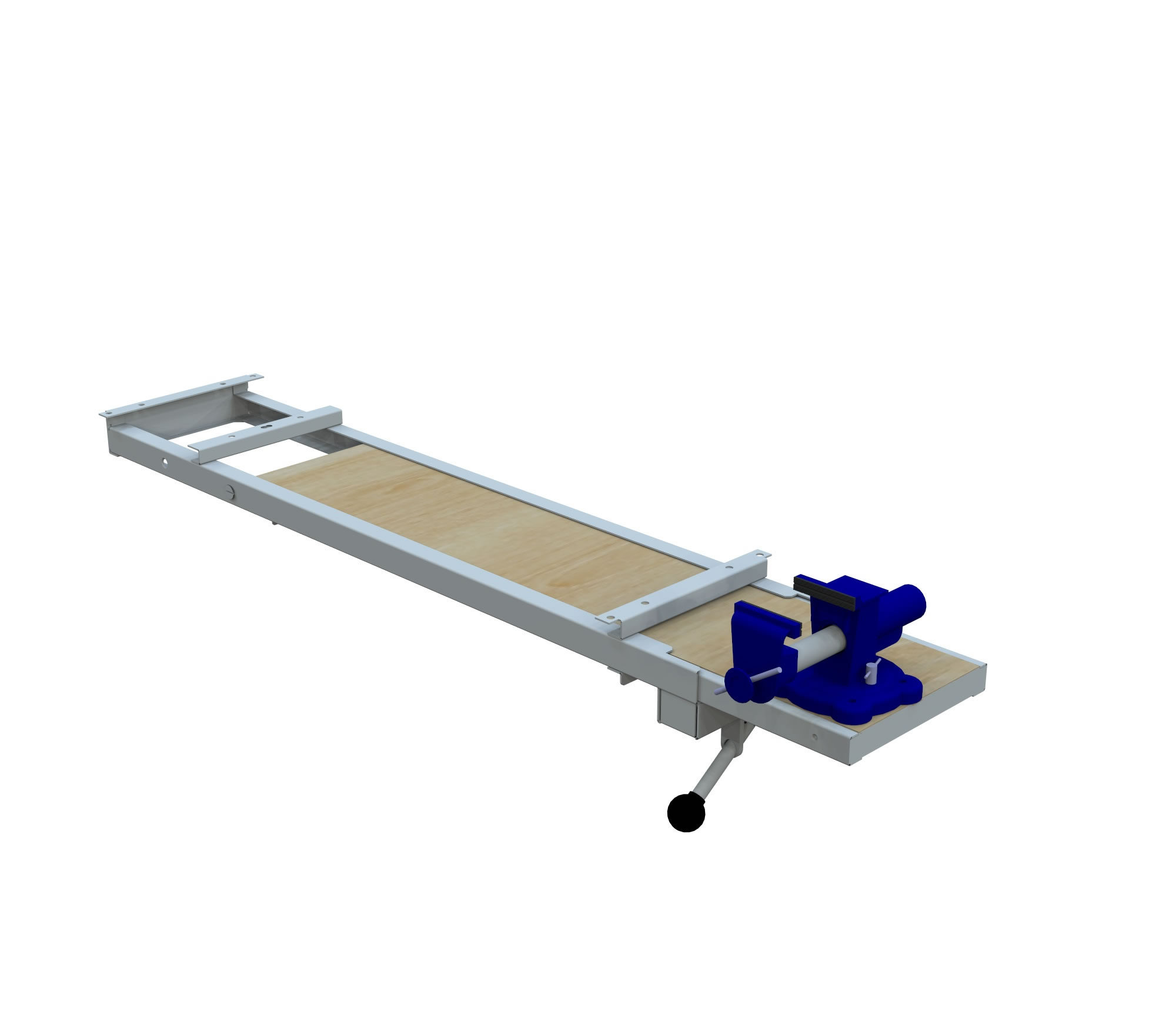 Extendable Work Bench Van System