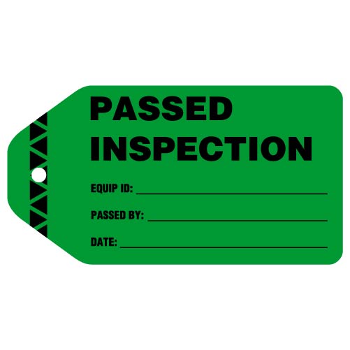Inspection Tags Vantage Tags
