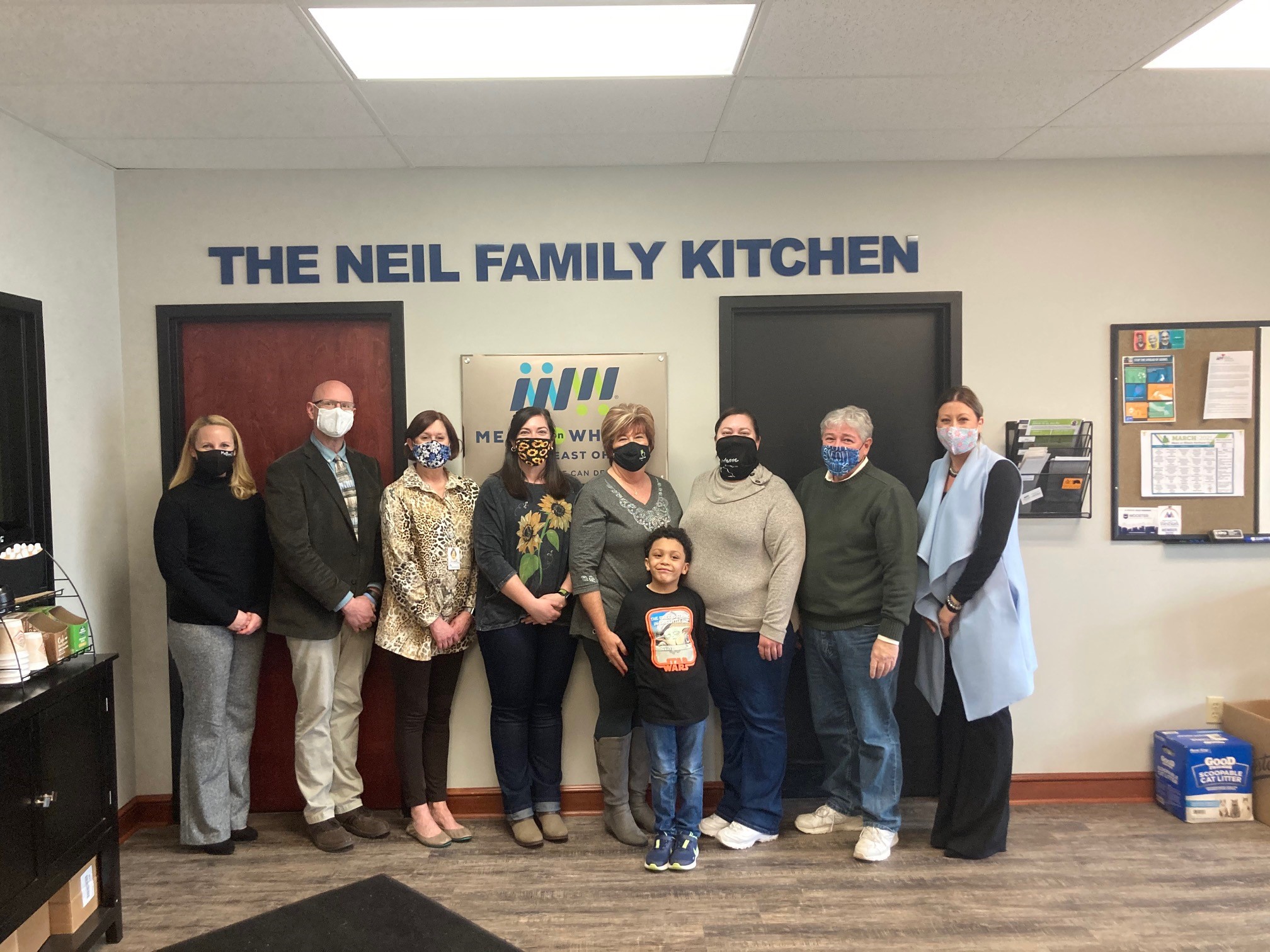 Meals on Wheels of Northeast Ohio Dedicates Kitchen to the Neil Family