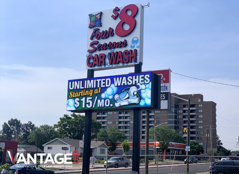 Four Seasons Car Wash VantageLED