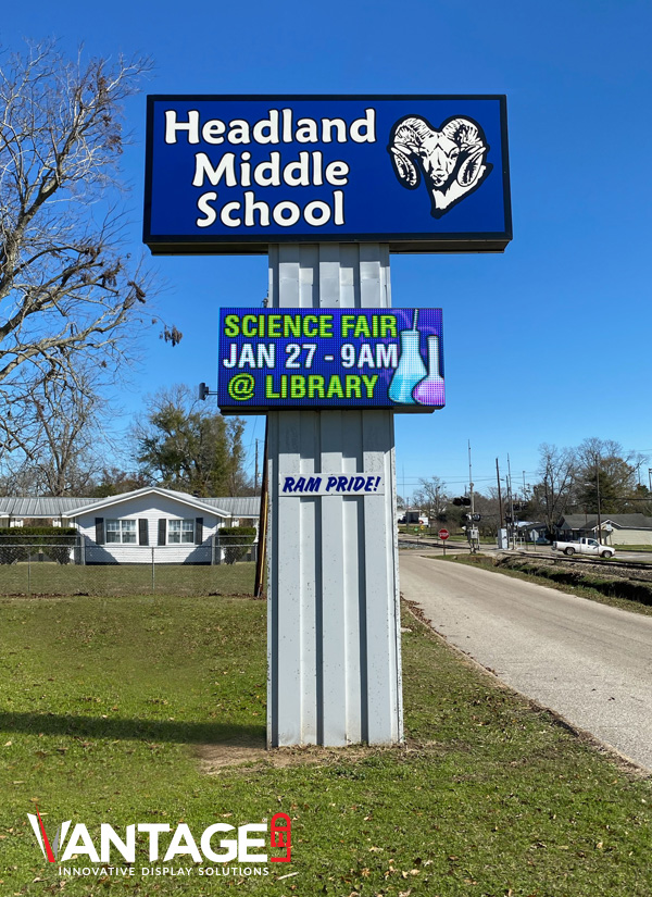 Headland Middle School VantageLED