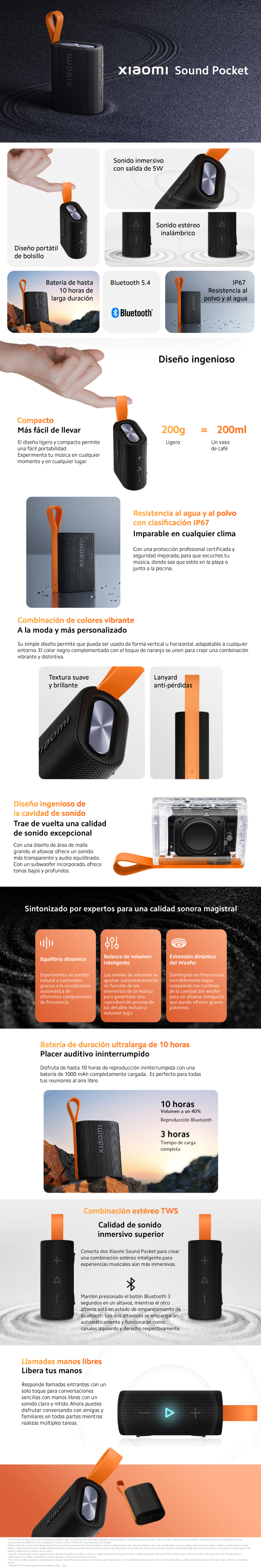 Parlante Xiaomi Sound Pocket 5W