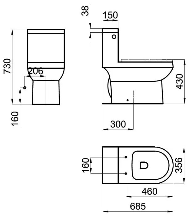 Унитаз Noken NK One 100091737 купить недорого в официальном интернет