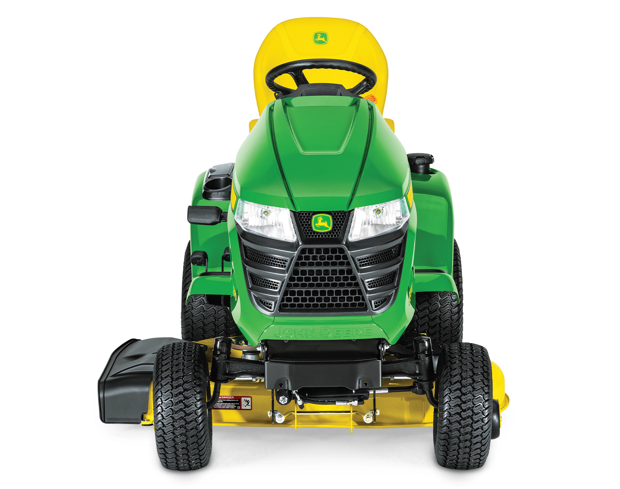 John Deere X370 Lawn Tractor, 42in. Deck Van Wall Equipment