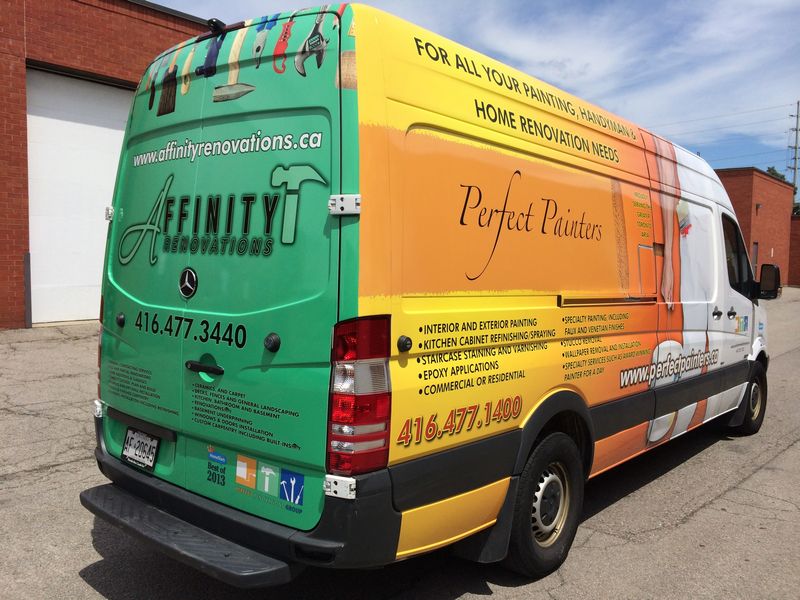 Commercial Vehicle Wrapping Van, SUV, Track, Bus Vinyl & Custom Design VanWrap.ca