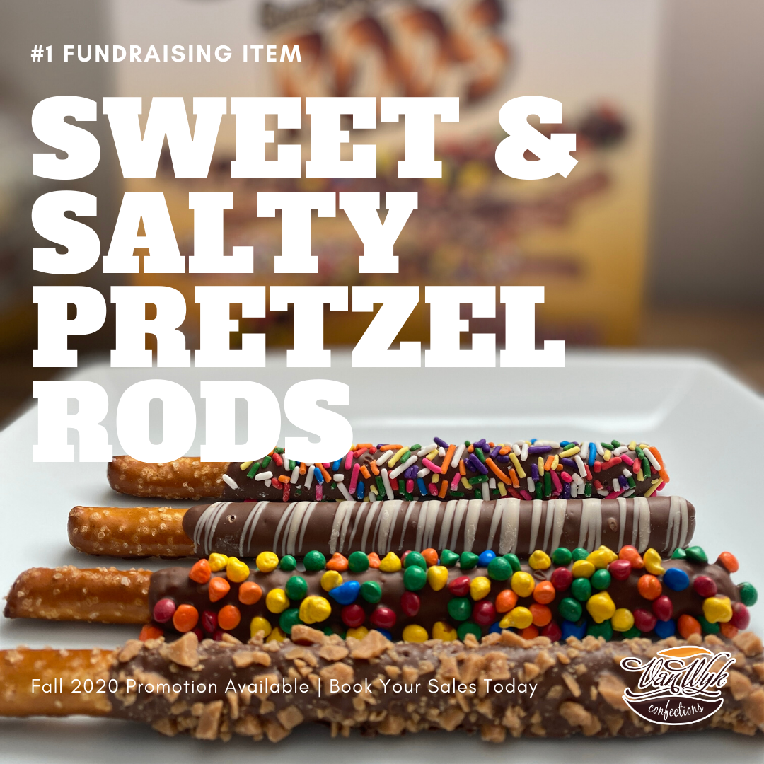 Fundraising With Pretzel RODS Van Wyk Confections