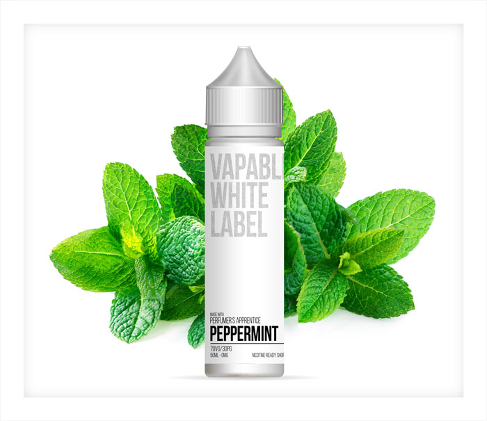 Peppermint ELiquid Made With Perfumer's Apprentice 0mg 50ml Vapable