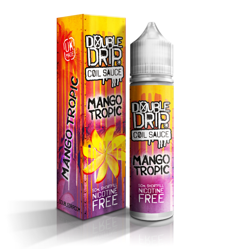 Mango Tropic ELiquid by Double Drip 50ml Shortfill Bottle Vapable