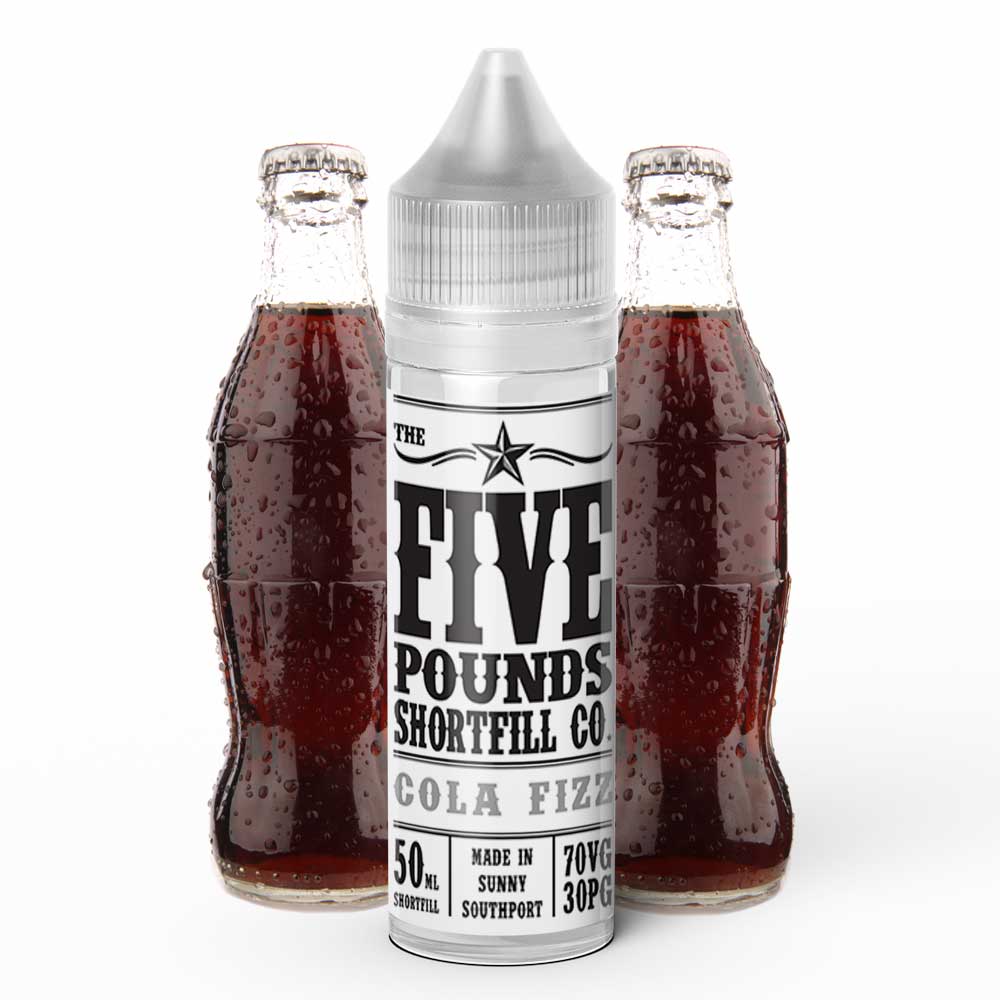 Cola Fizz Five Pound Vaping Shortfill + Free Nic Shot Vapable