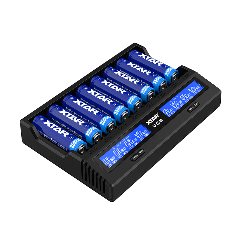 XTAR VC8 Battery Charger Vapable