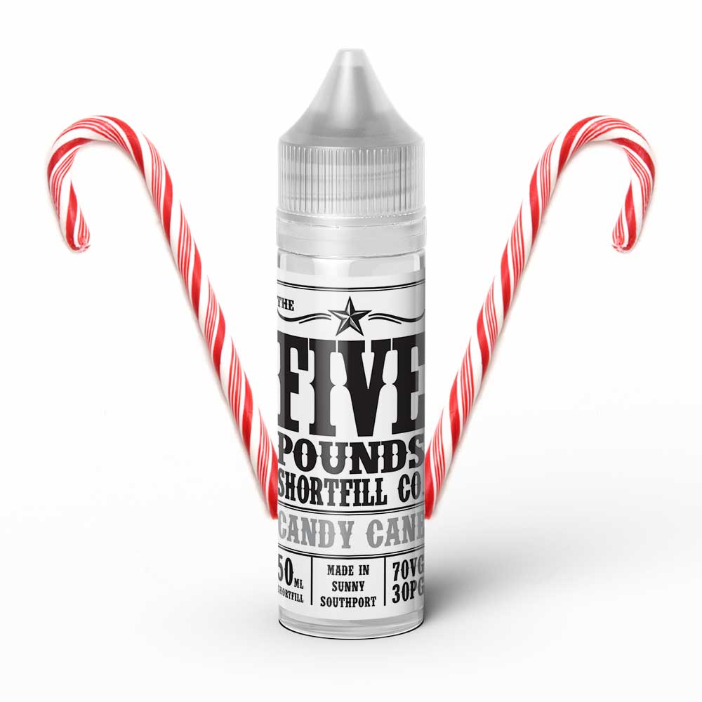 Candy Cane Five Pound Vaping Shortfill + Free Nic Shot Vapable
