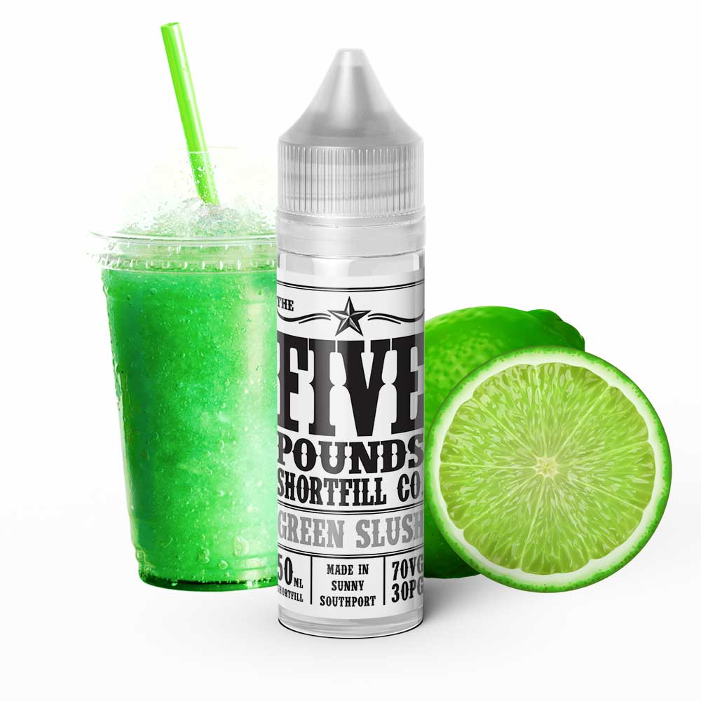 Green Slush Five Pound Vaping Shortfill + Free Nic Shot Vapable