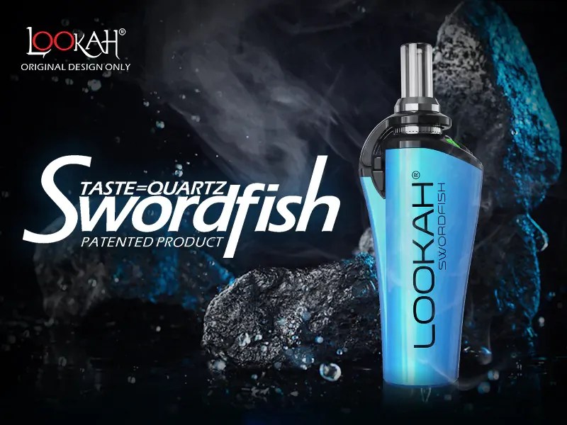 Lookah Swordfish Dab Pen Vaporizer Unique Design with Clamshell