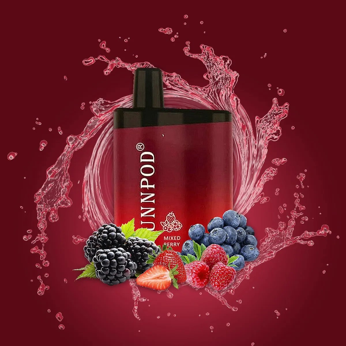 Mixed Berry VapeAus Popular Vapes GunnPod, iGet, HQD