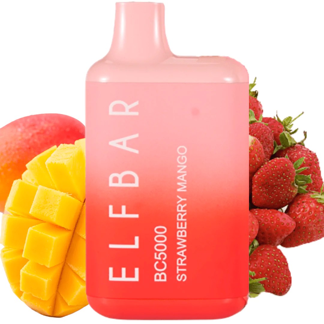 ELF BAR STRAWBERRY MANGO BC5000 DISPOSABLE POD Best Price In Pakistan