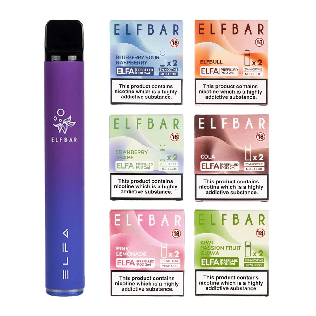 Elf Bar Elfa PreFilled Pod Kit £9.99 Vape Bargains UK