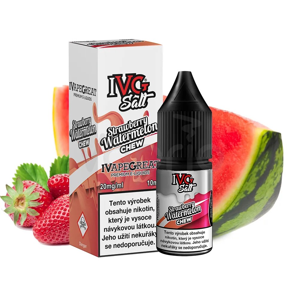 Strawberry Watermelon Eliquid by IVG Salt Review Meshing Your Vaping