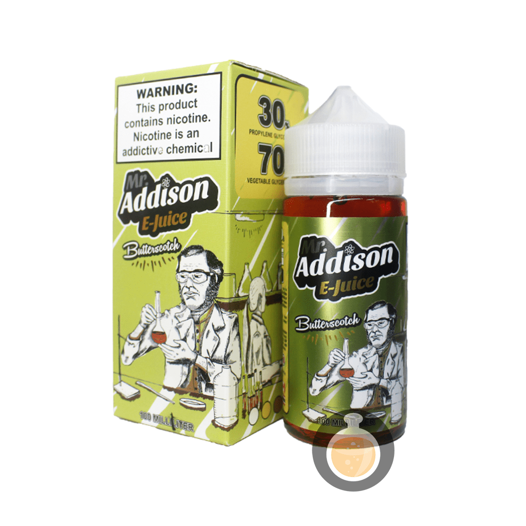 Mr. Addison EJuice Butterscotch Vape E Juices & E Liquids Online Store