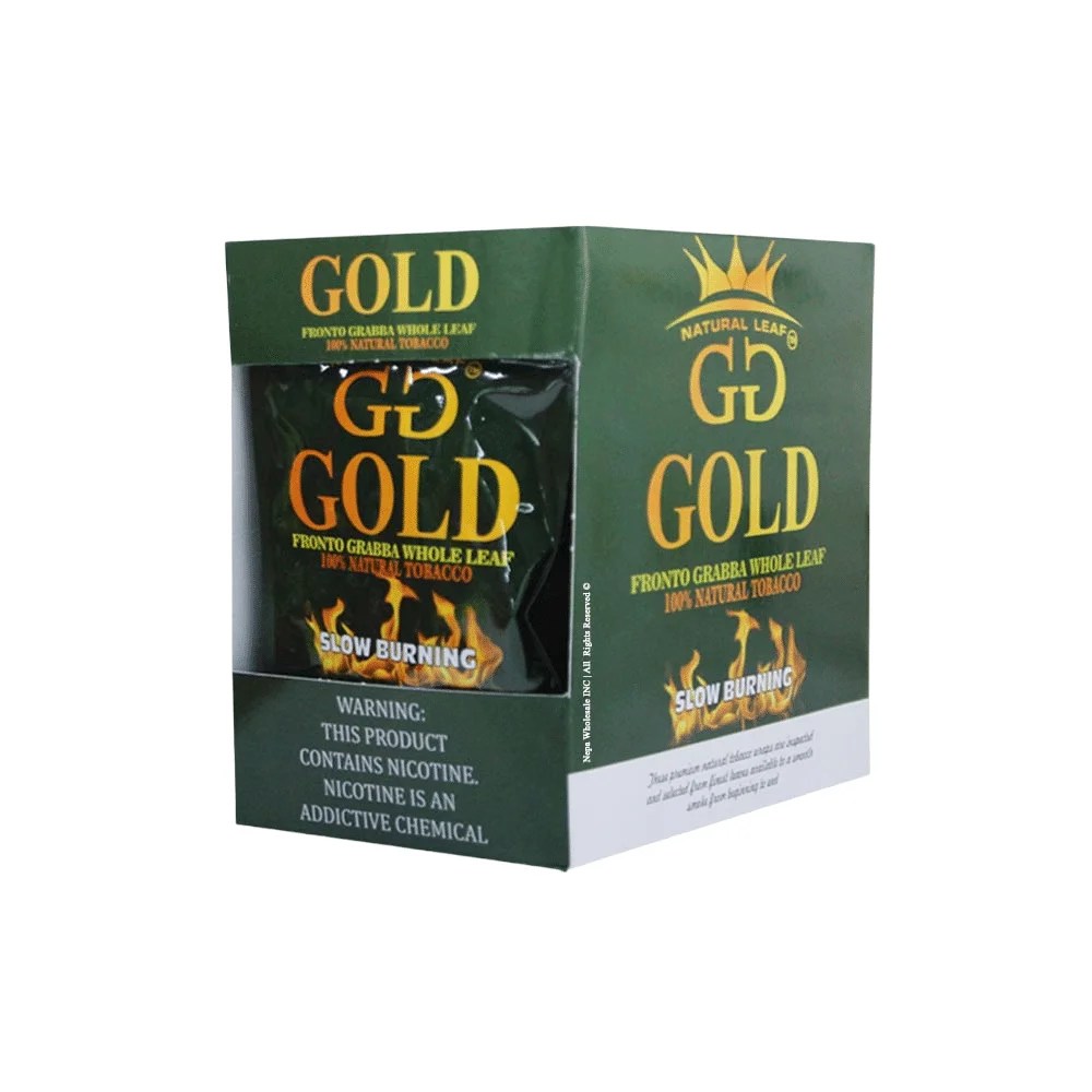 GG Gold Grabba Leaf 10 Packs Vape Showcase