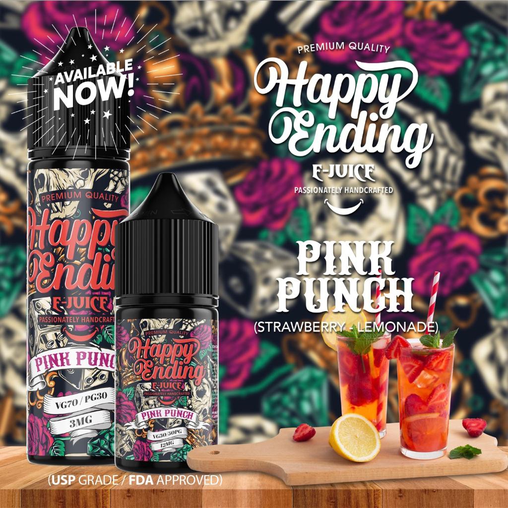 Happy Ending MTL EJuice Pink Punch Vapestation store