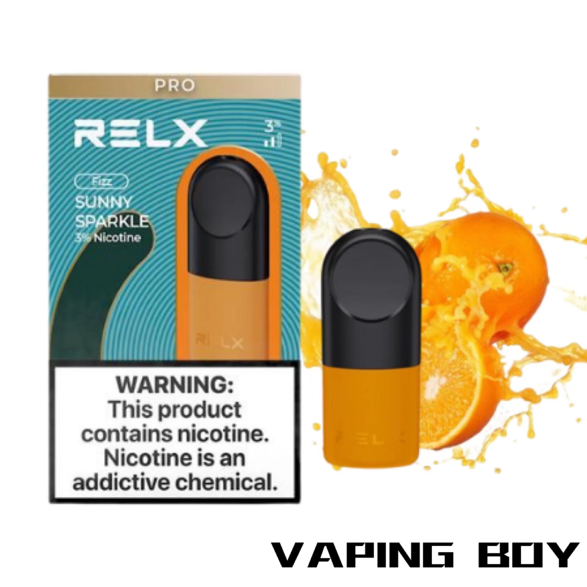 RELX Infinity POD Blueberry Splash Vaping Boy