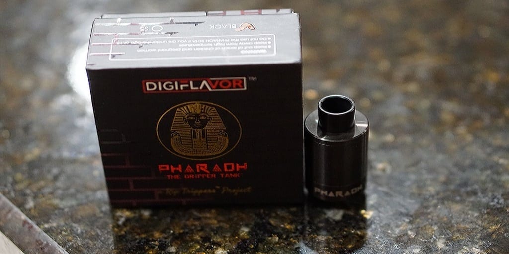 Digiflavor Pharaoh Dripper Tank Review Vaping Cheap Deals